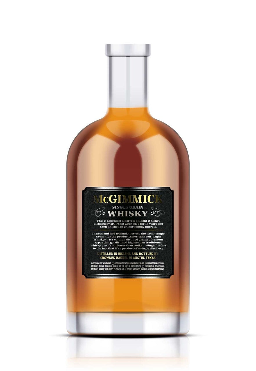 McGimmick 15yr Single Grain Whiskey Chardonnay Finish